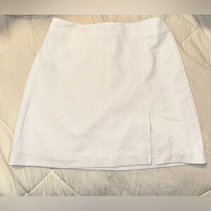 Aritzia Sunday Best White Mini Skirt